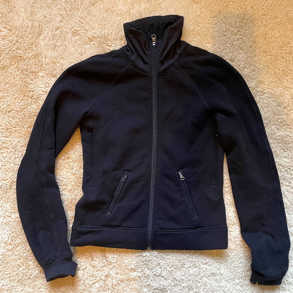 Warm Raglan Zip Jacket